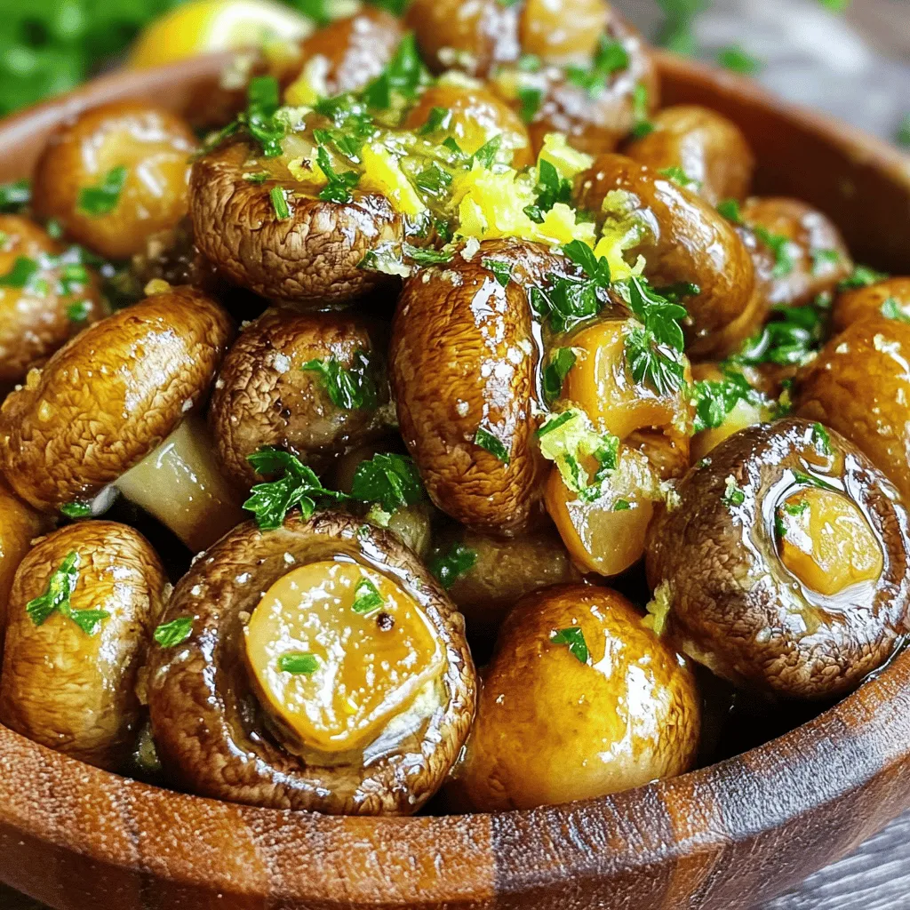 Garlic Butter Mushrooms Flavorful and Simple Dish