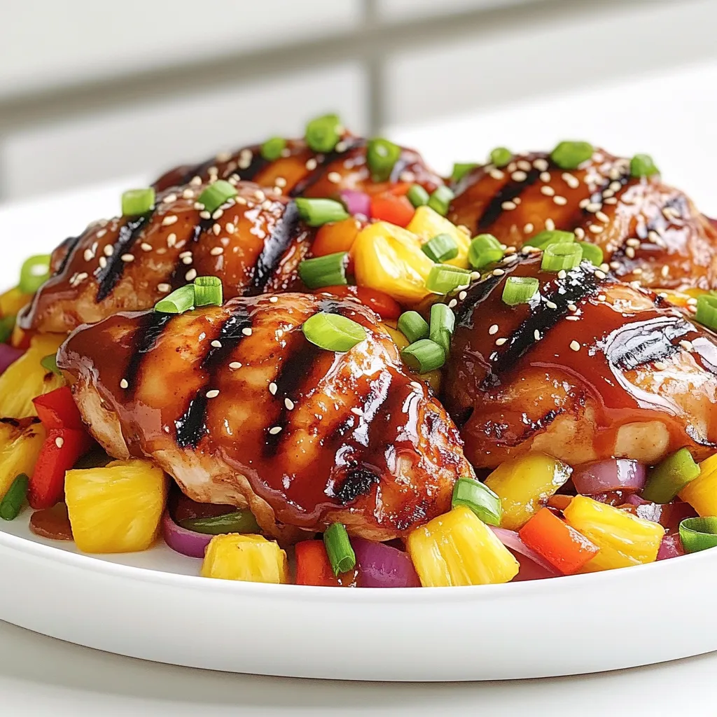 Hawaiian BBQ Chicken Delightful and Easy Grilling Recipe