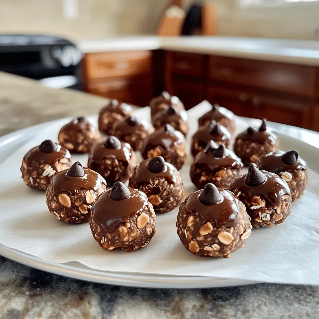 Peanut Butter Chocolate Energy Bites Quick Snack Treat