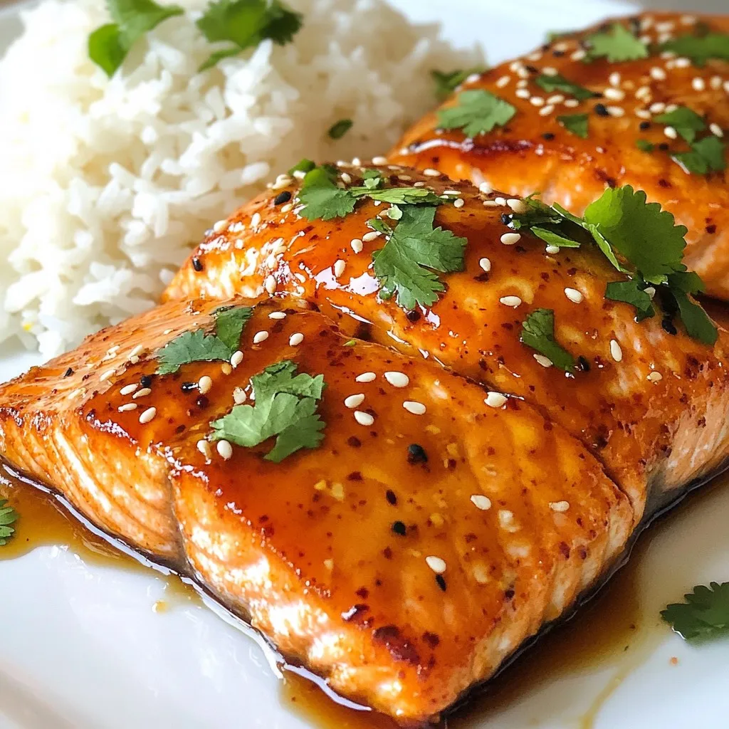 Sriracha Honey Glazed Salmon Flavorful and Easy Recipe