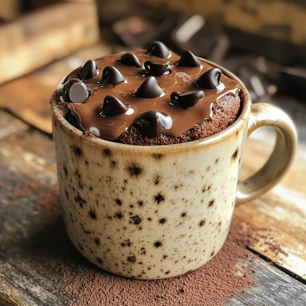 High-Protein Chocolate Chip Mug Cake Quick and Easy