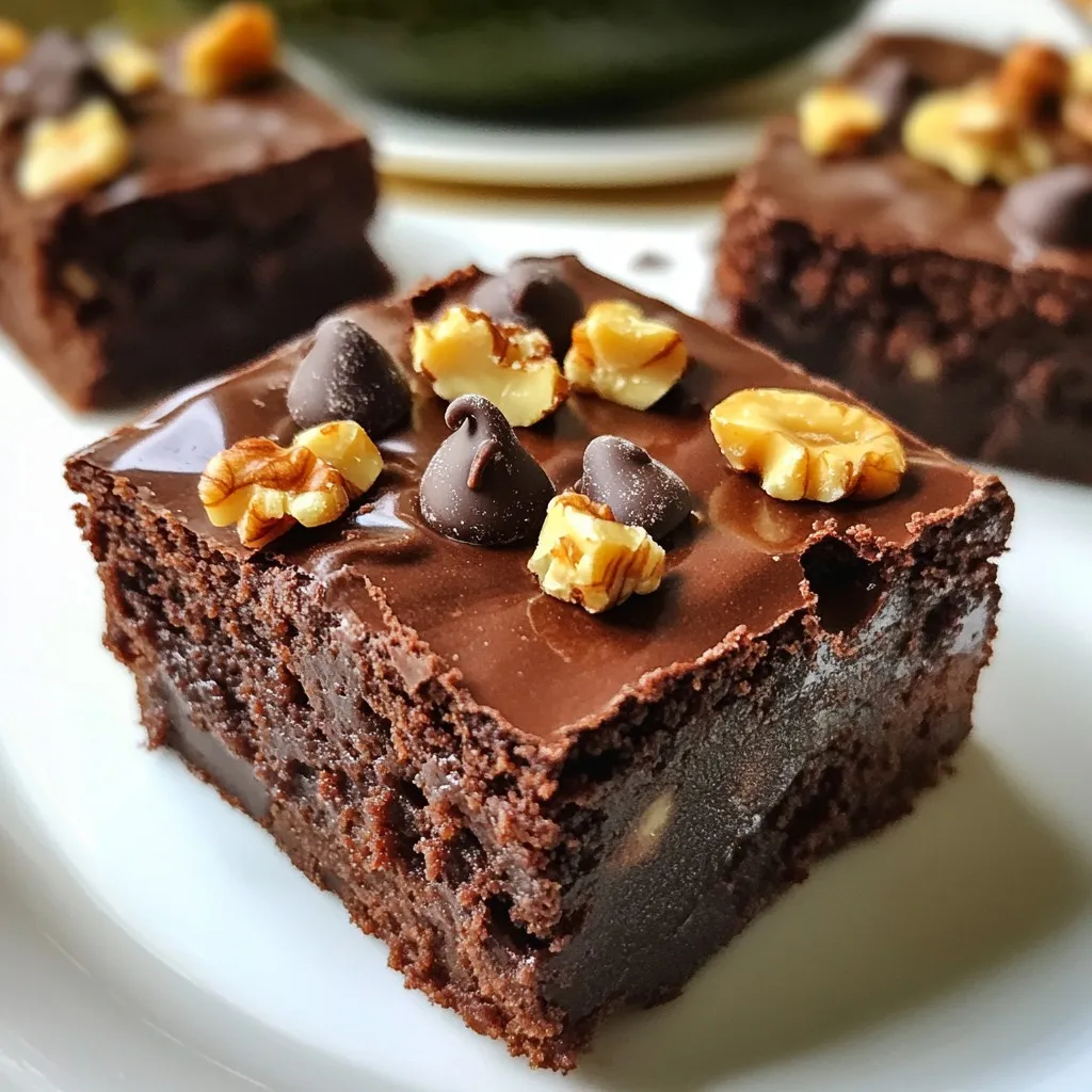 Vegan Chocolate Avocado Brownies Delightful and Easy