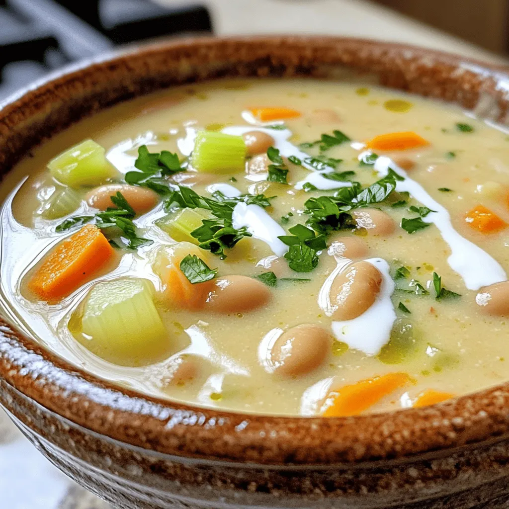 Slow Cooker Creamy White Bean Soup Easy Comfort Meal