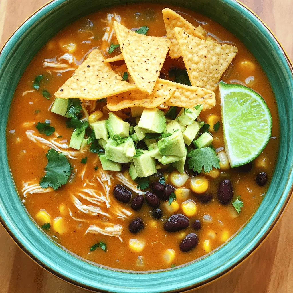 Easy Chicken Tortilla Soup Quick and Flavorful Meal