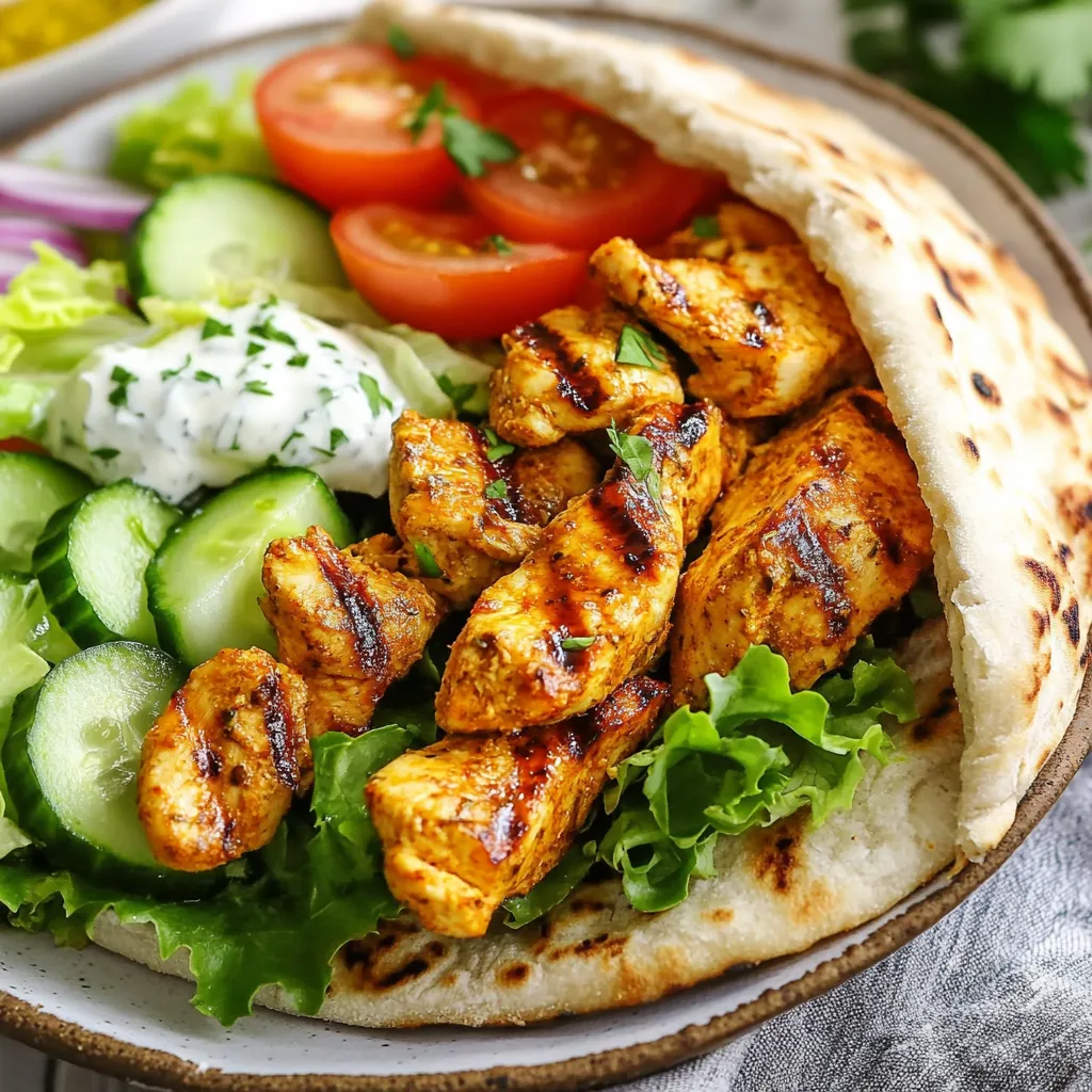 Protein-Packed Chicken Gyros Easy and Flavorful Meal