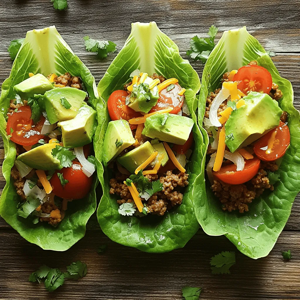 Turkey Taco Lettuce Wraps Flavorful and Simple Recipe