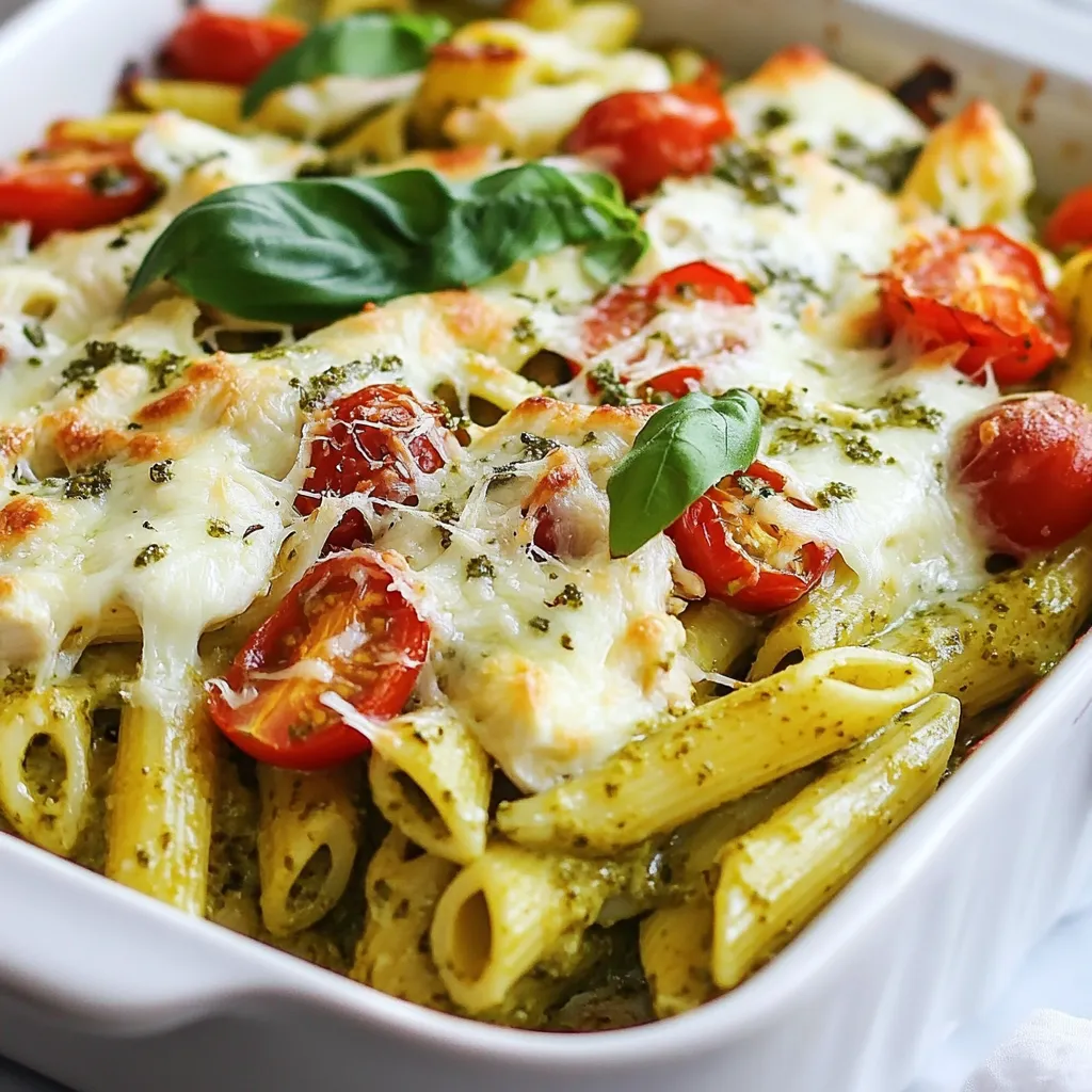 Pesto Chicken Pasta Bake Delightful Comfort Dish