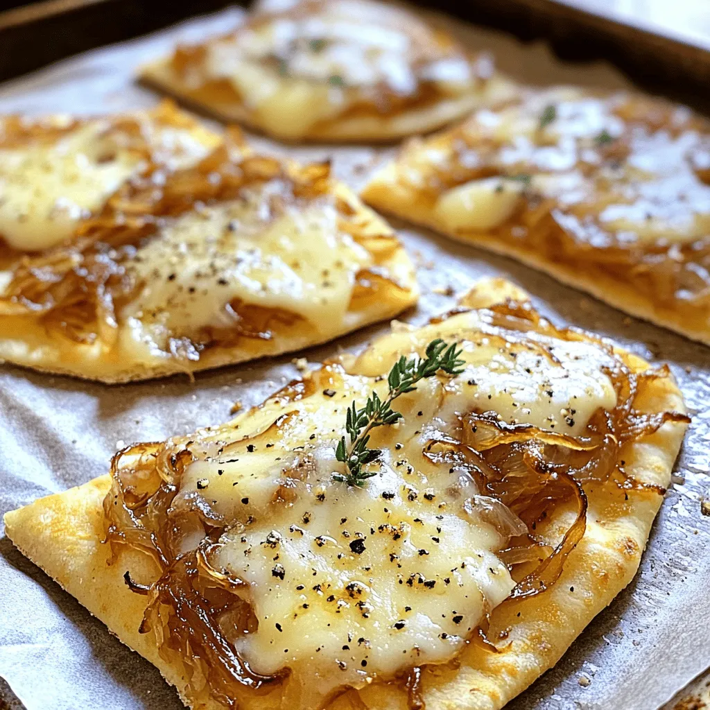 Caramelized Onion Gruyere Flatbread Delight Recipe