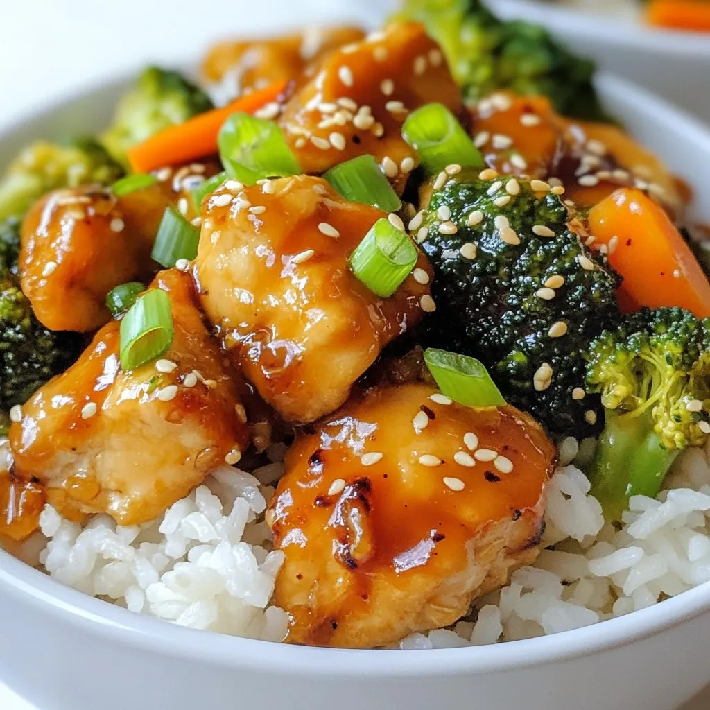 Savory Sesame Chicken Rice Bowls Easy Recipe Delight