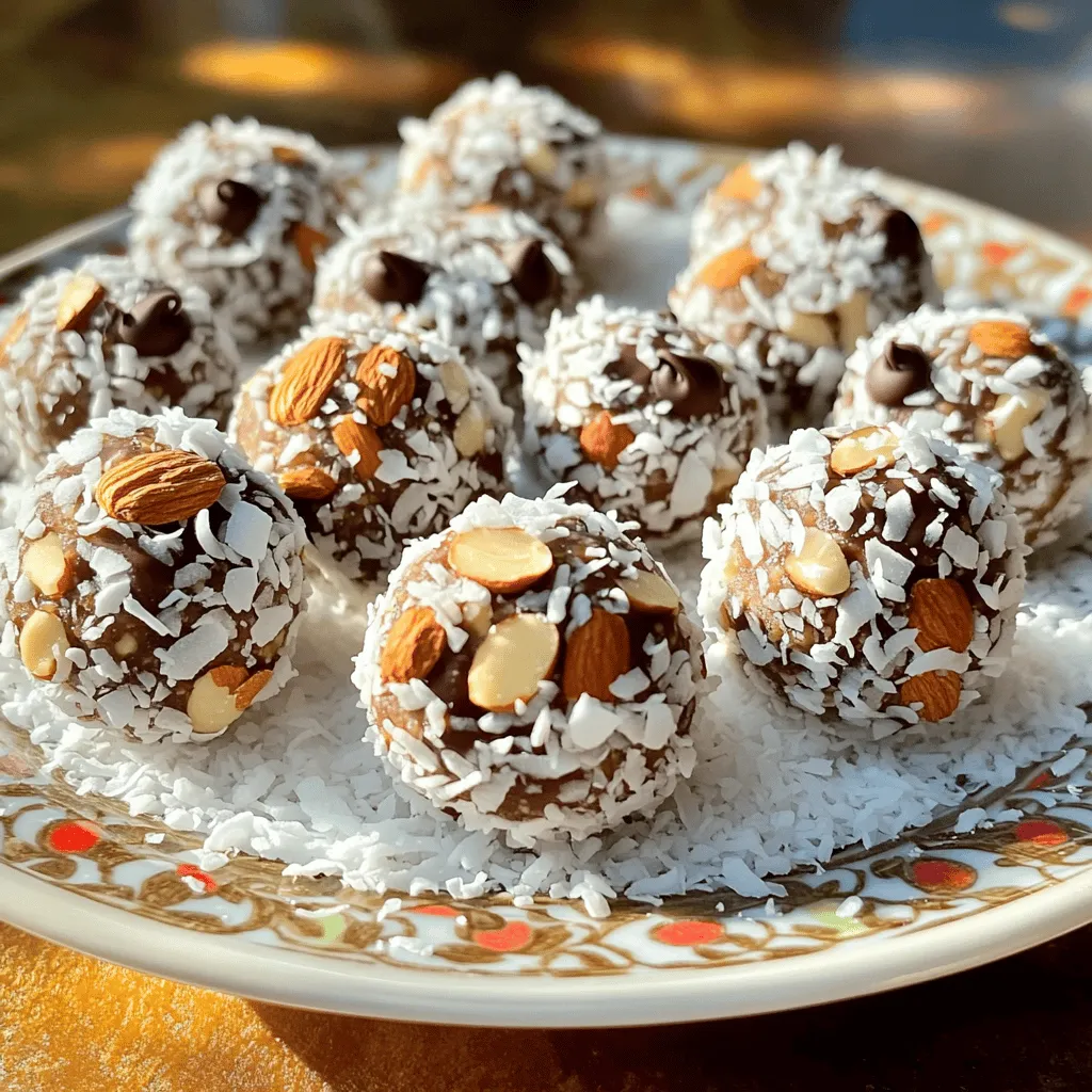 Almond Joy Energy Bites Flavorful and Nutritious Treat