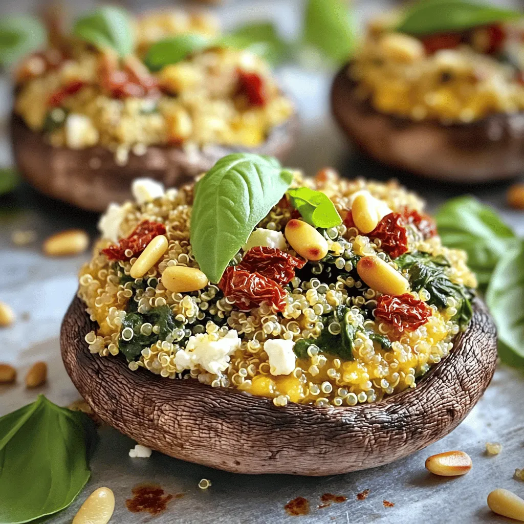 Stuffed Portobello Mushrooms Savory and Satisfying Meal