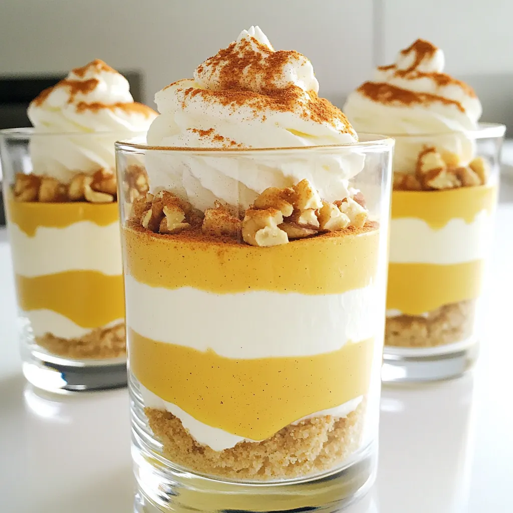 Pumpkin Cream Pie Parfaits Delightful Holiday Treat