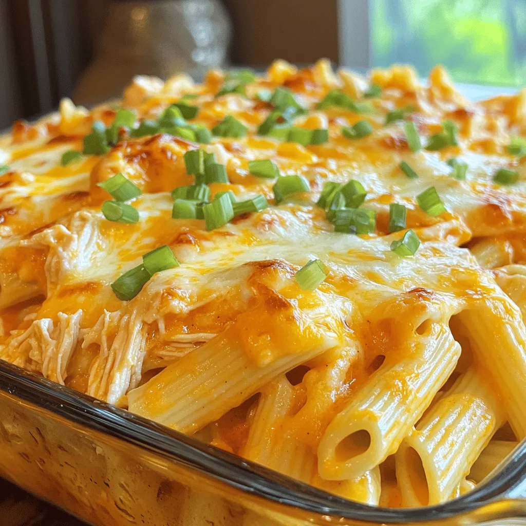 Buffalo Chicken Pasta Bake Irresistible Family Dinner