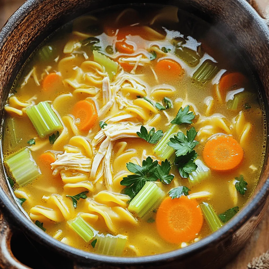 Classic Chicken Noodle Soup Simple Comfort Dish