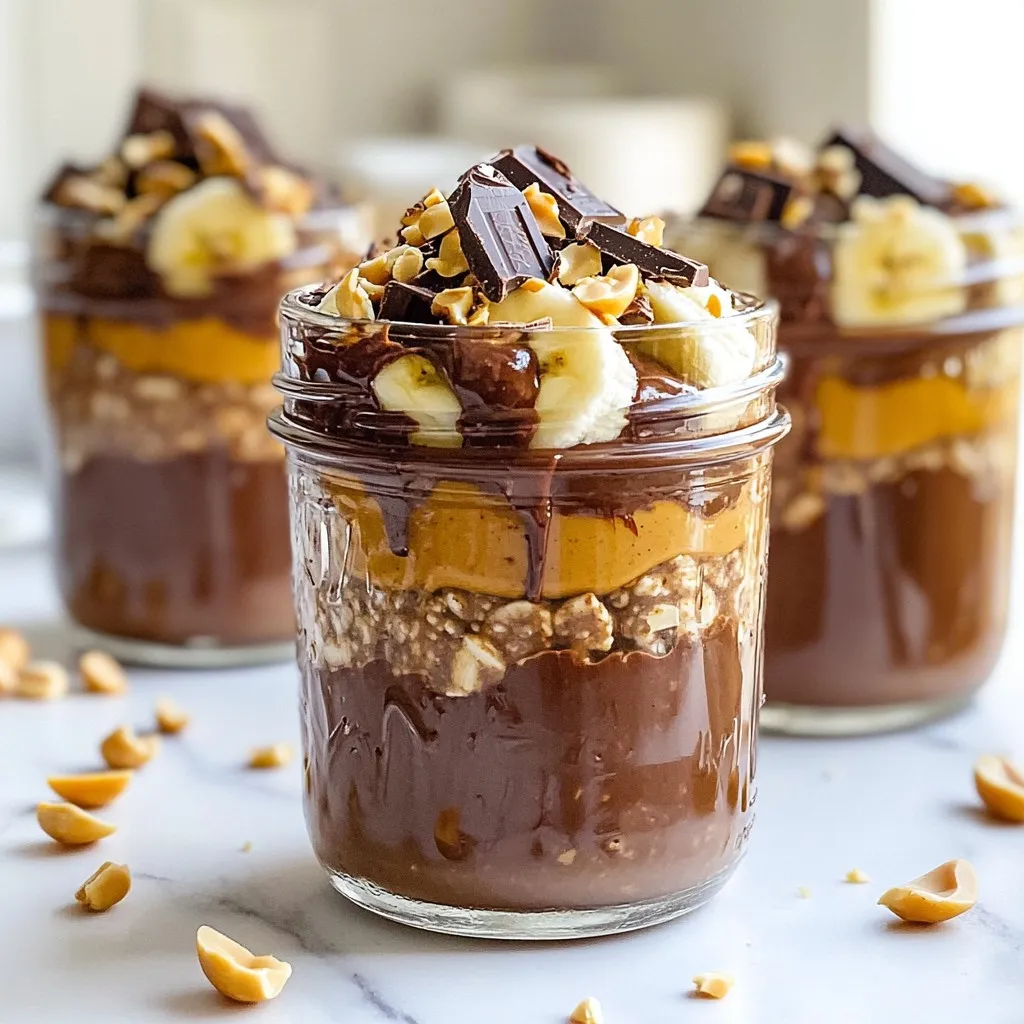 Chocolate Peanut Butter Overnight Oats Tasty Recipe