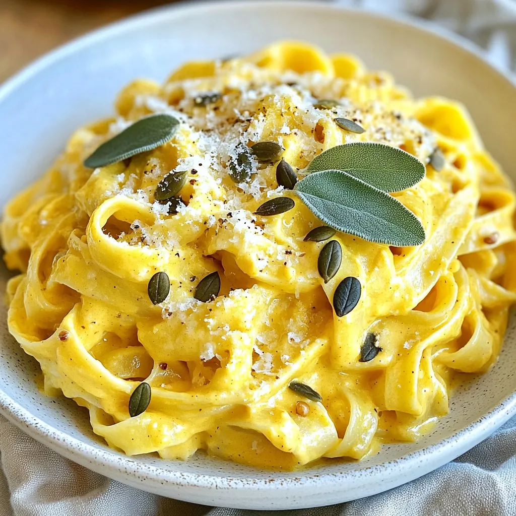 Creamy Pumpkin Sage Pasta Delightful and Easy Recipe