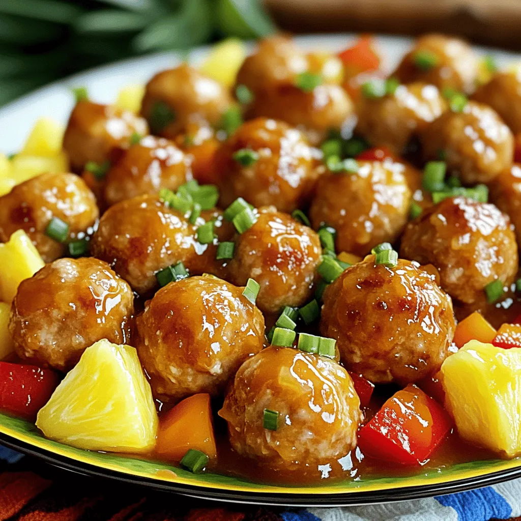 Sweet and Sour Chicken Meatballs Flavorful Dish Ideas