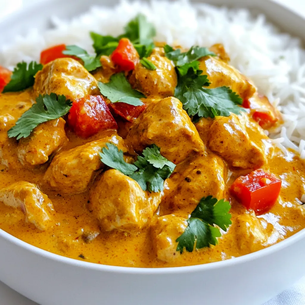 Creamy Coconut Chicken Tikka Masala Delight Recipe