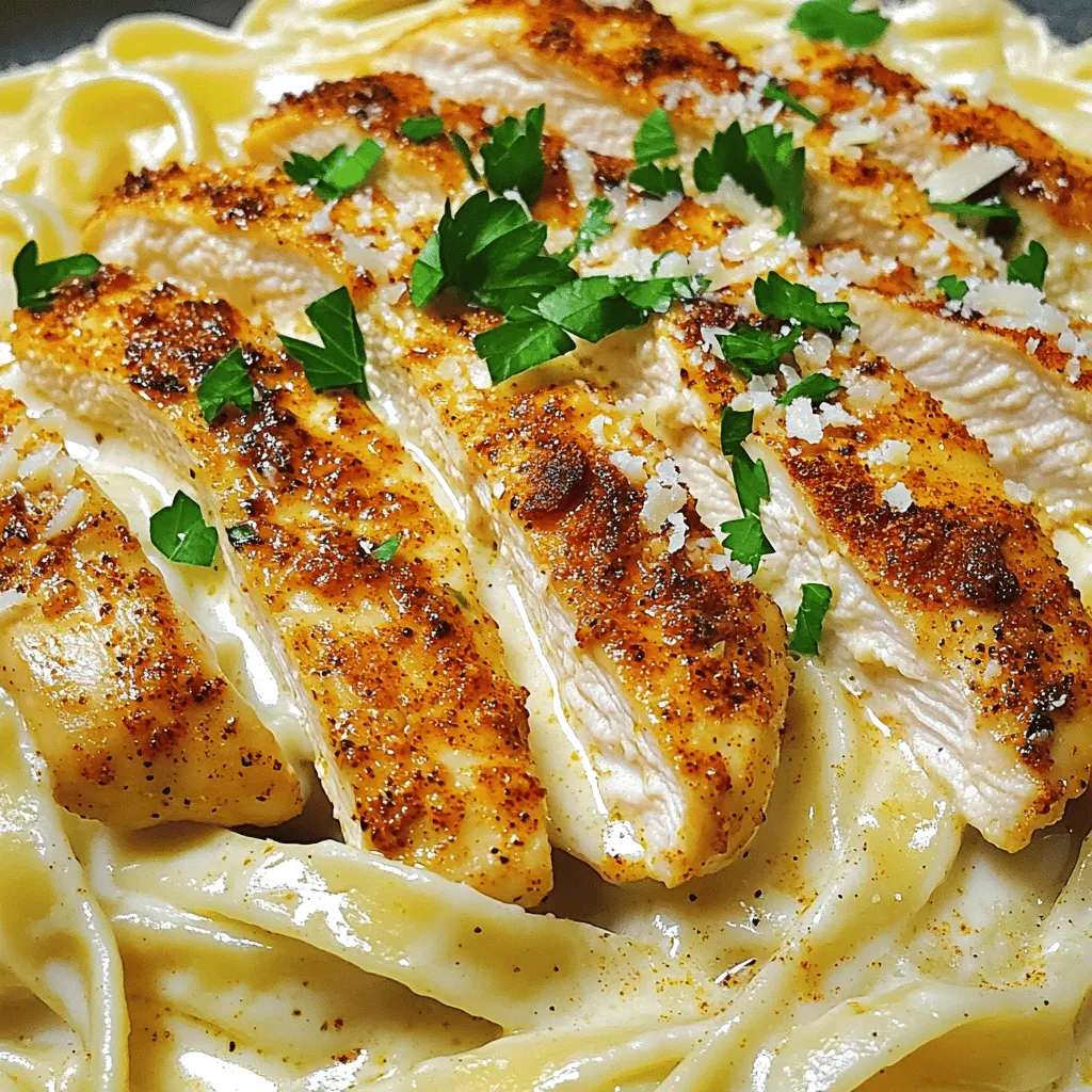 Cajun Chicken Alfredo Savory and Creamy Delight