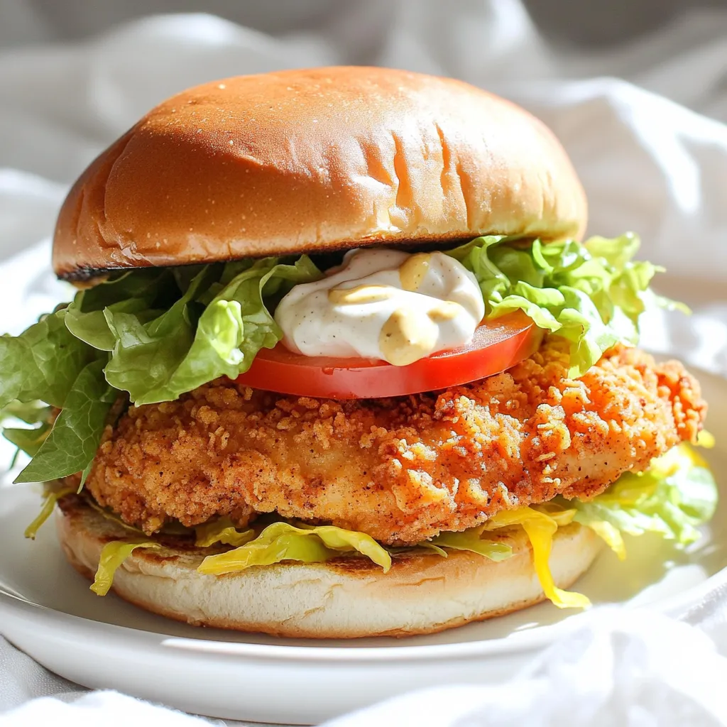 Air Fryer Chicken Sandwich Copycat Recipe Delight