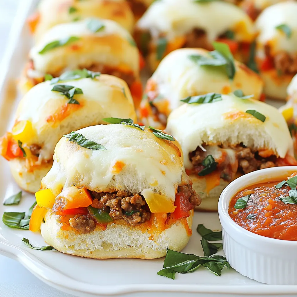 Chopped Italian Sliders Flavorful and Simple Recipe