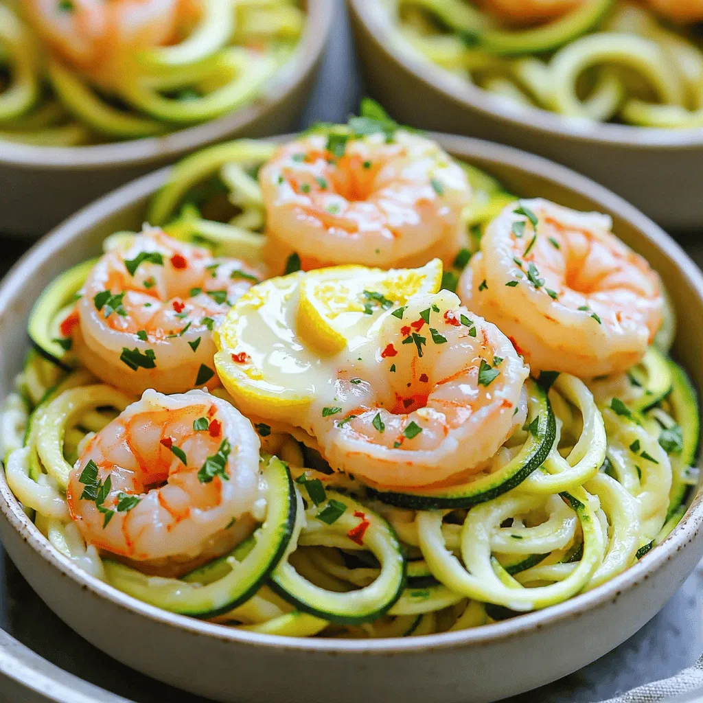 Minute Shrimp Scampi Zucchini Noodles Quick Meal Guide