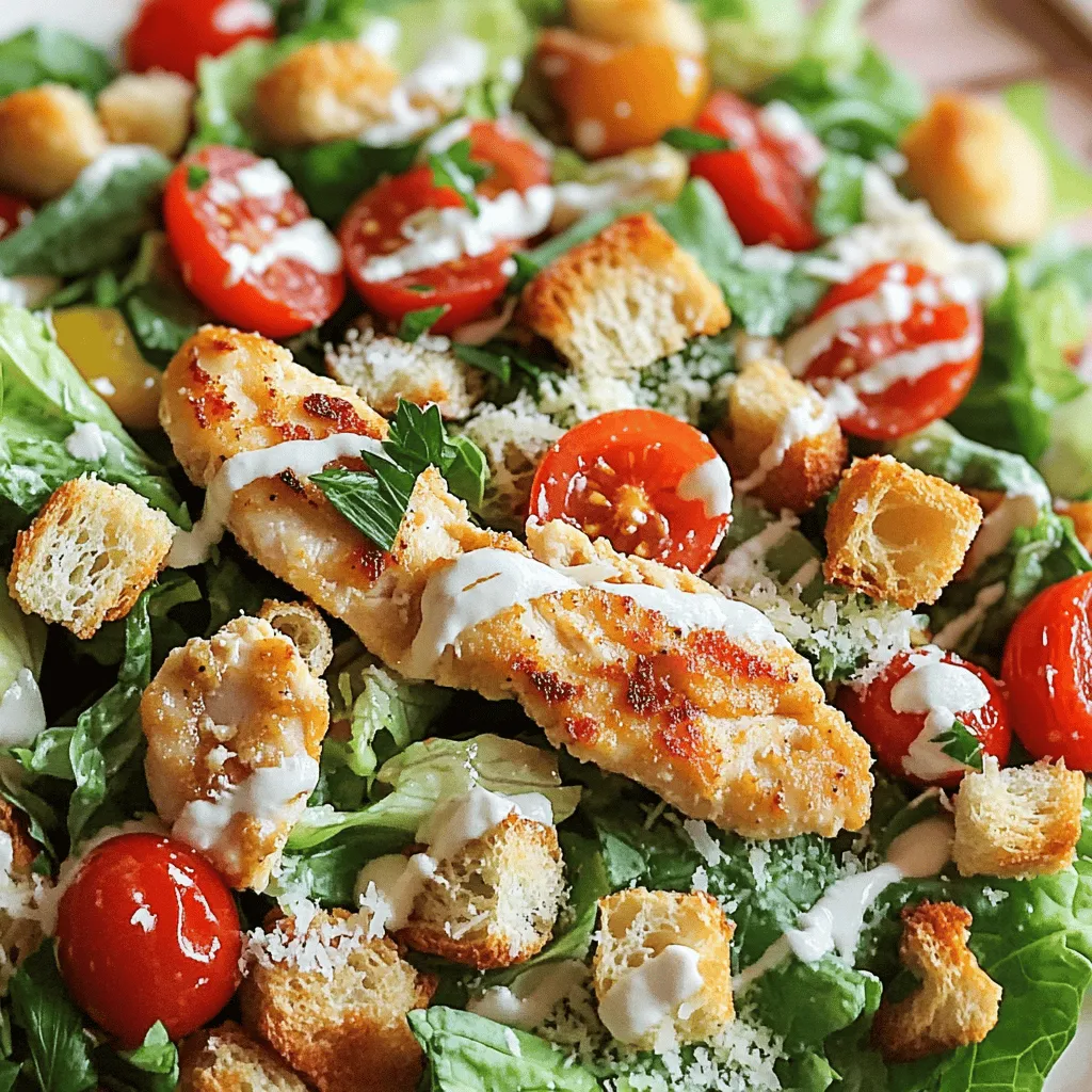 Classic Chicken Caesar Salad Quick and Easy Recipe