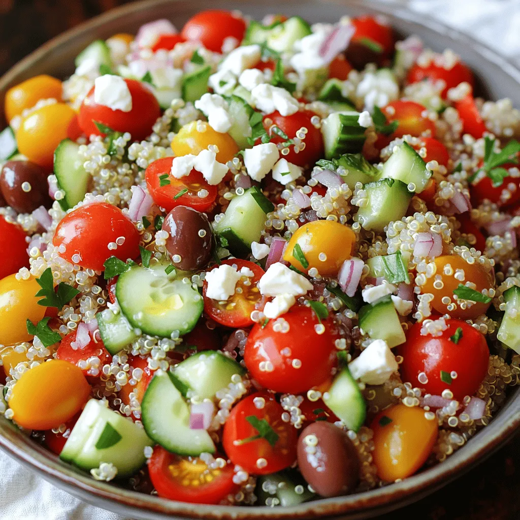 Mediterranean Quinoa Salad Fresh and Flavorful Meal