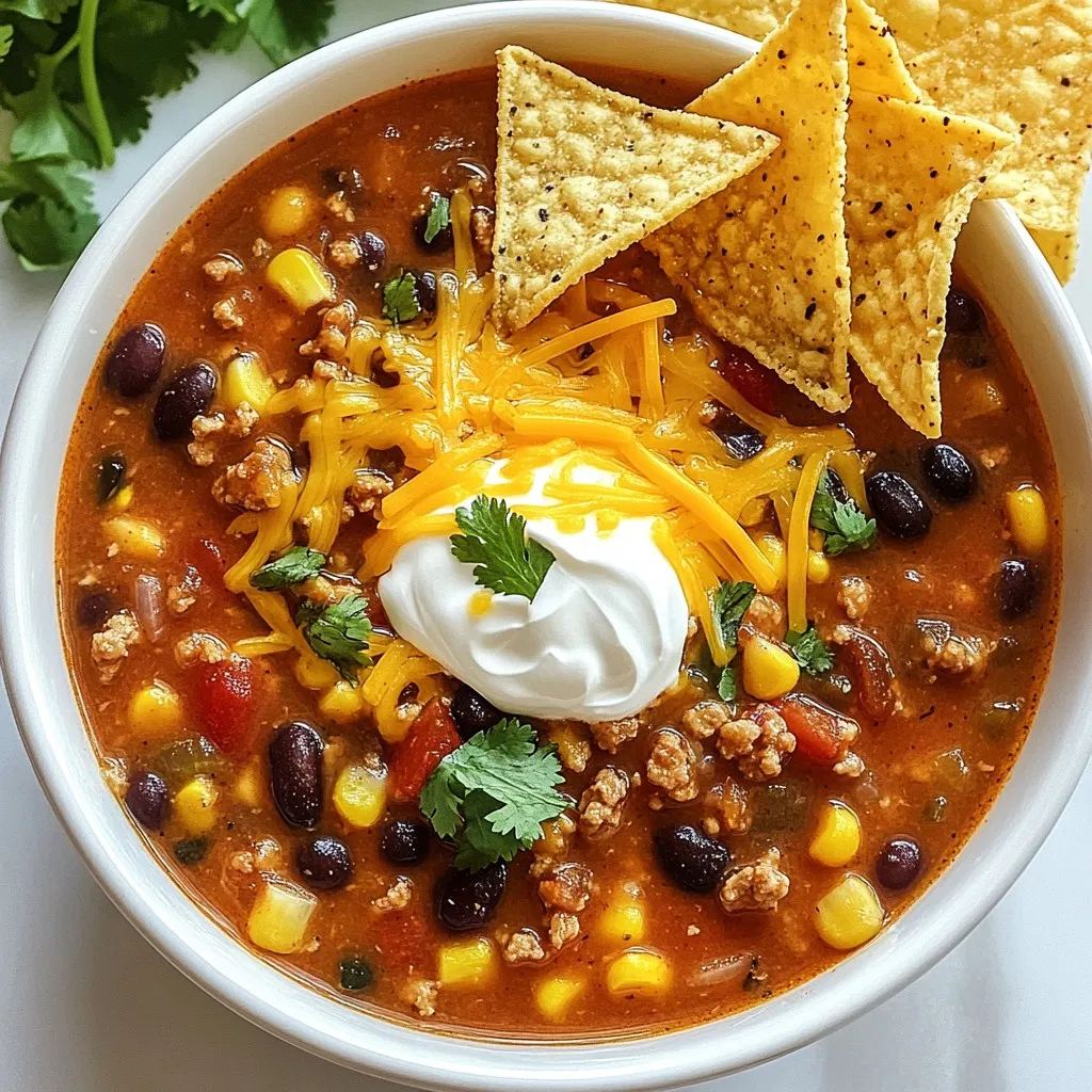 Loaded Taco Soup Flavorful and Satisfying Recipe