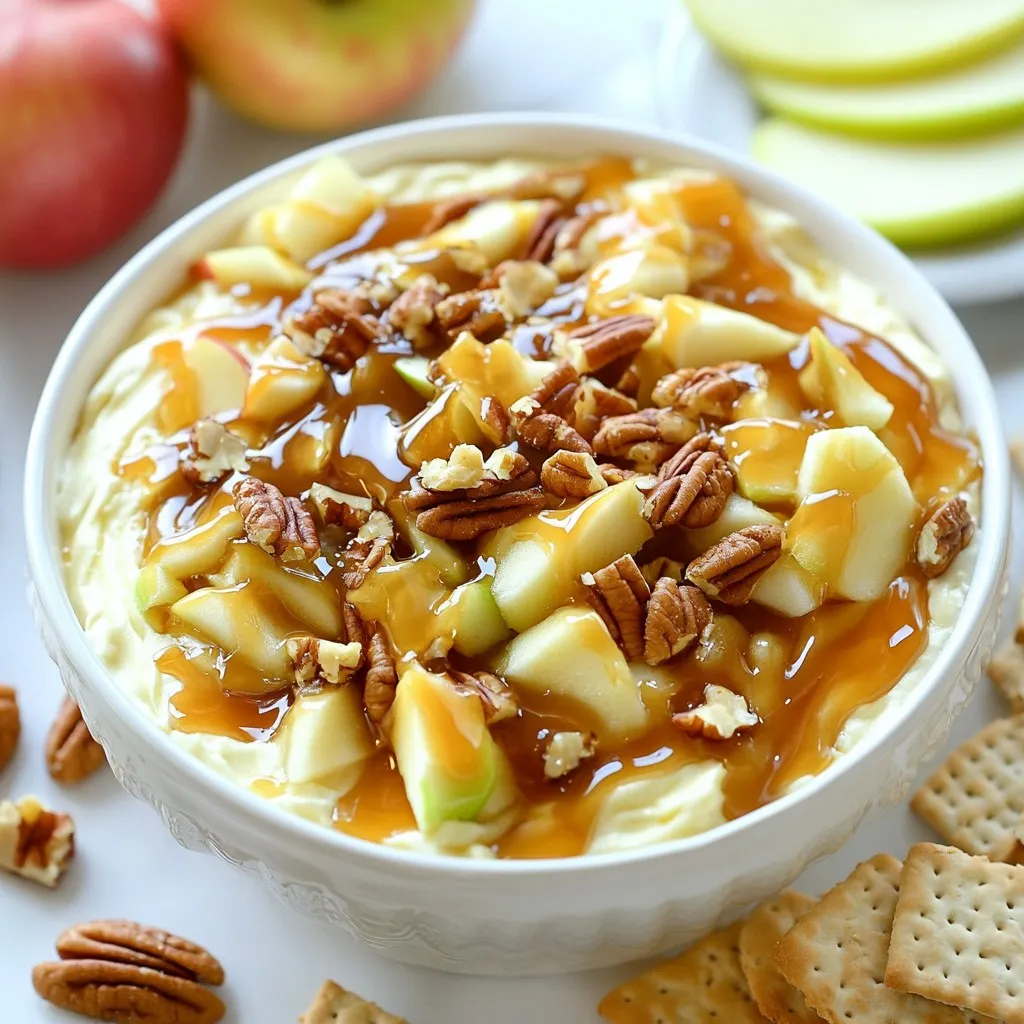 Caramel Apple Cheesecake Dip Irresistible Party Treat