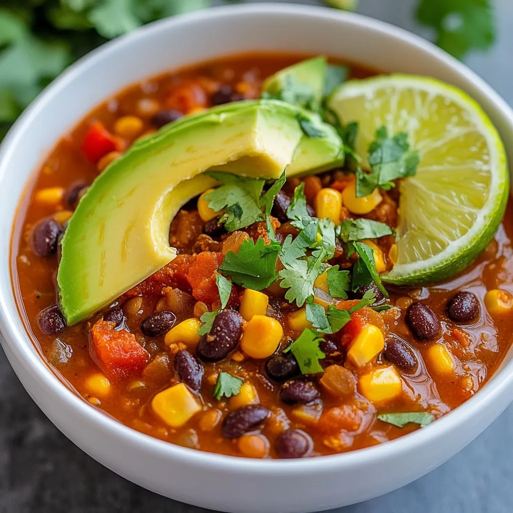 Slow Cooker Lentil Taco Chili Easy and Tasty Recipe