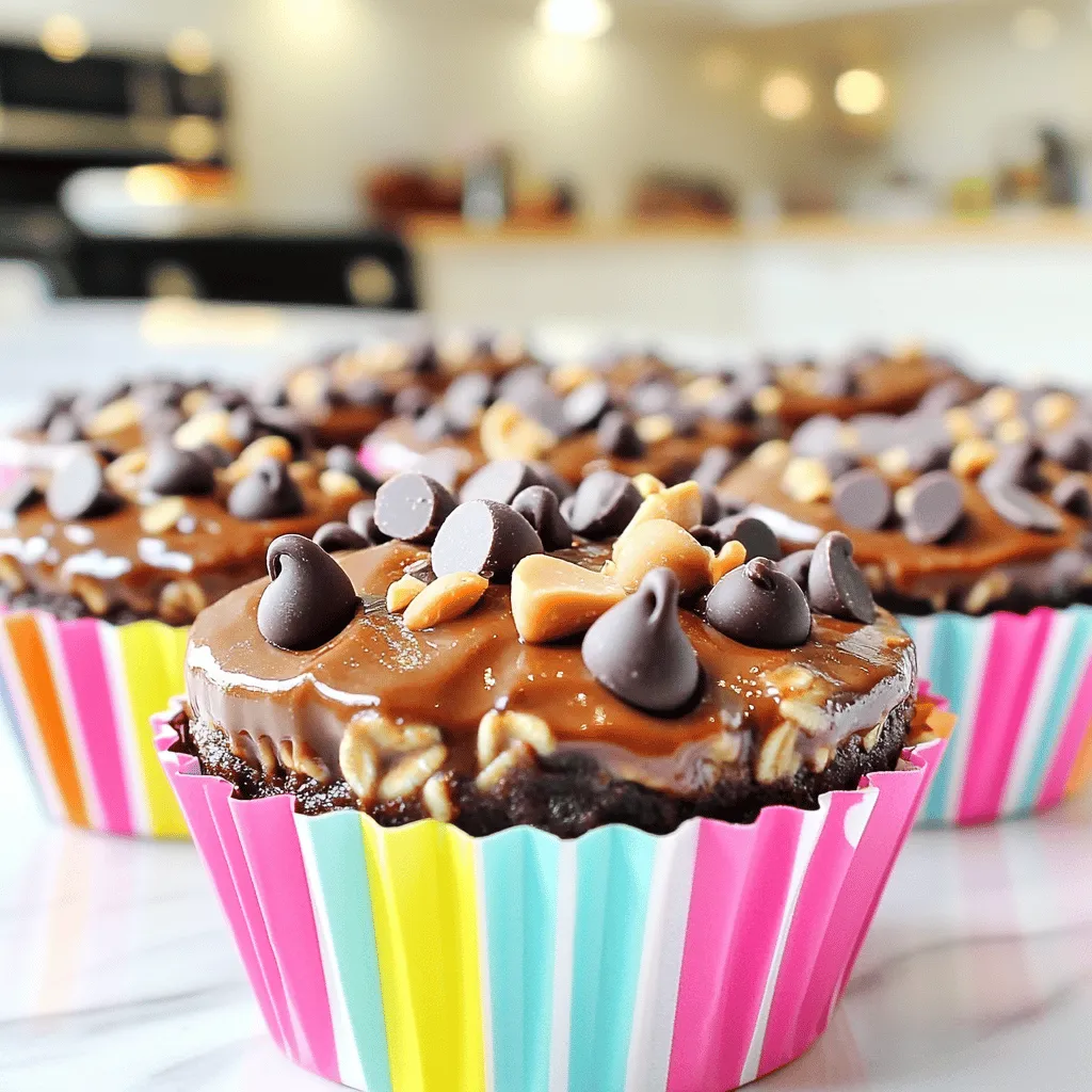 No-Bake Chocolate Peanut Butter Oatmeal Cups Delight