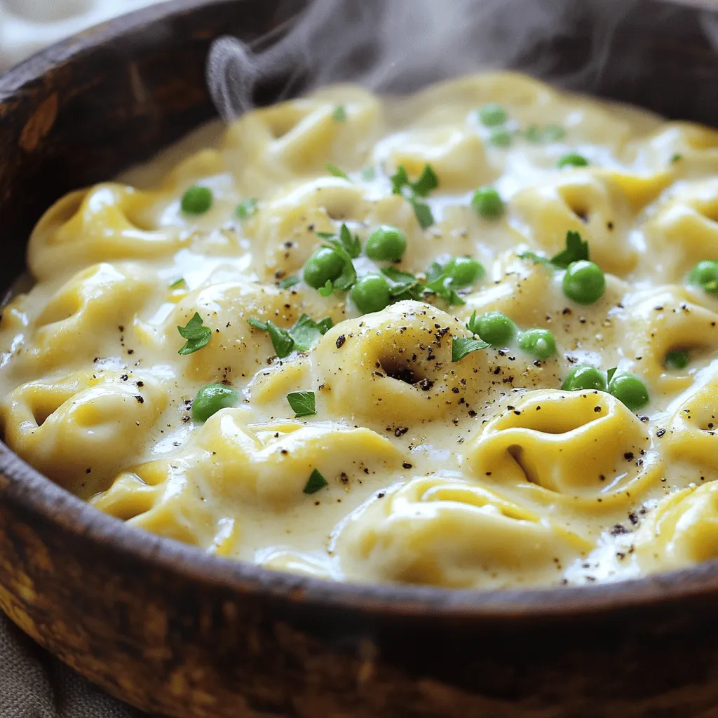 Creamy Tortellini Alfredo Delightful Comfort Food