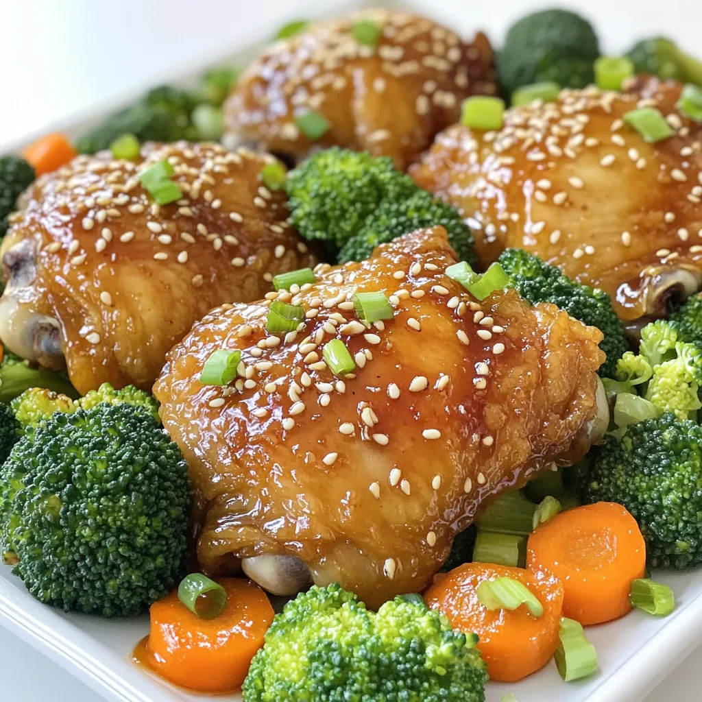 Honey Garlic Chicken Thighs One Pan Flavor Explosion