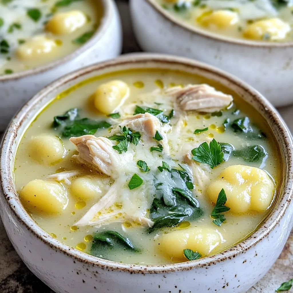 Creamy One-Pot Chicken Gnocchi Soup Cheat Sheet
