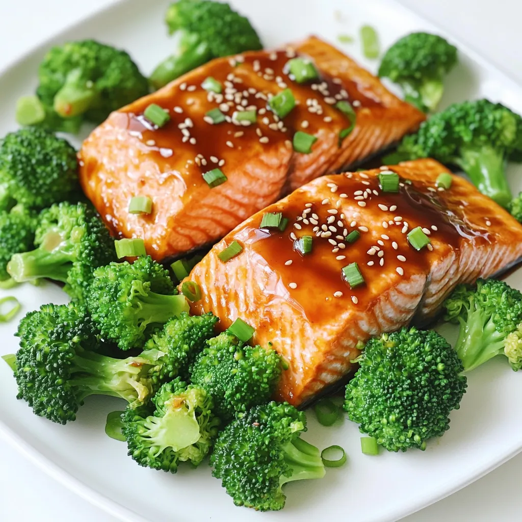 Sheet-Pan Teriyaki Salmon with Broccoli Delight