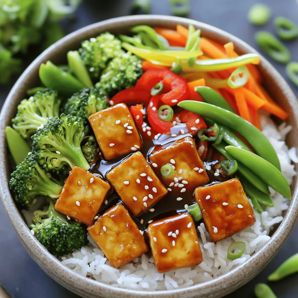 Teriyaki Tofu Rice Bowls Flavorful and Easy Meal