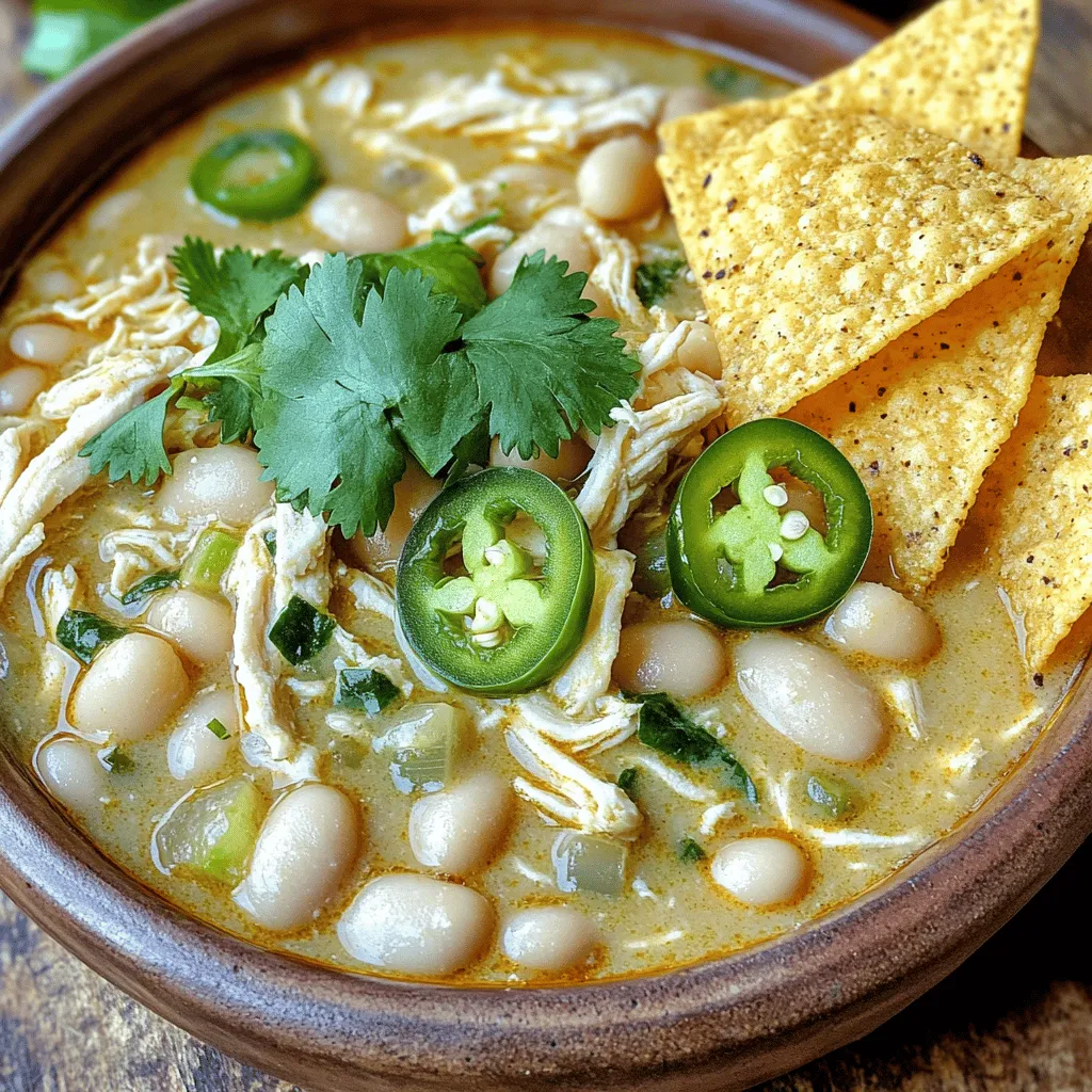 White Chicken Chili Flavorful and Comforting Dish