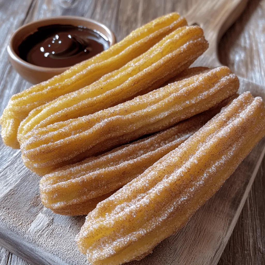 Cinnamon Sugar Churros Delightful Homemade Treat