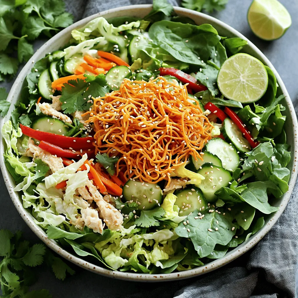 Crispy Asian Chicken Salad Flavorful and Fresh Delight