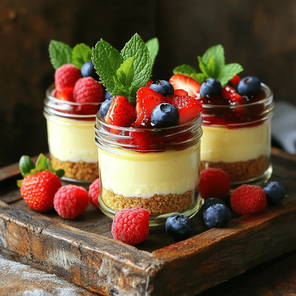 No-Bake Cheesecake Jars Creamy Delightful Treat