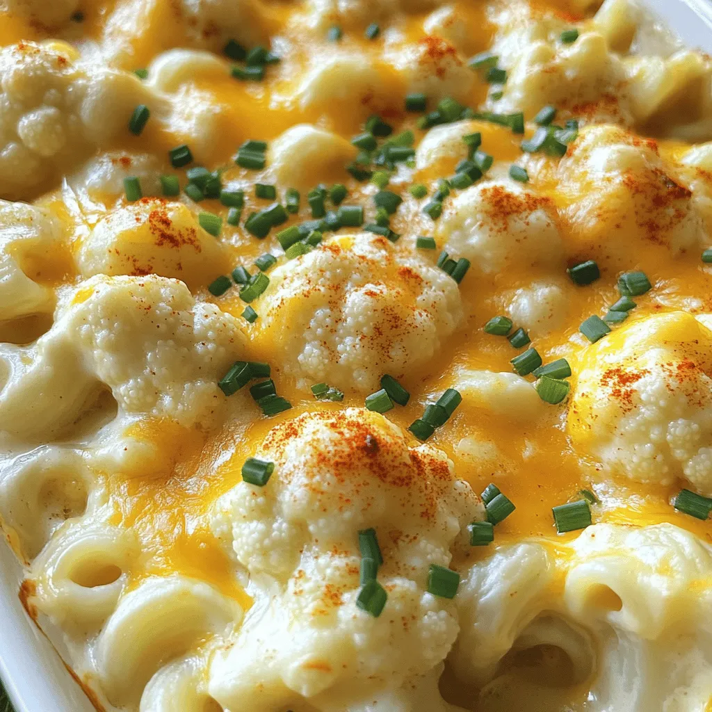 Cauliflower Mac and Cheese Creamy Flavorful Dish
