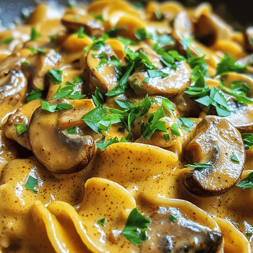 Vegan Mushroom Stroganoff Savory and Satisfying Meal
