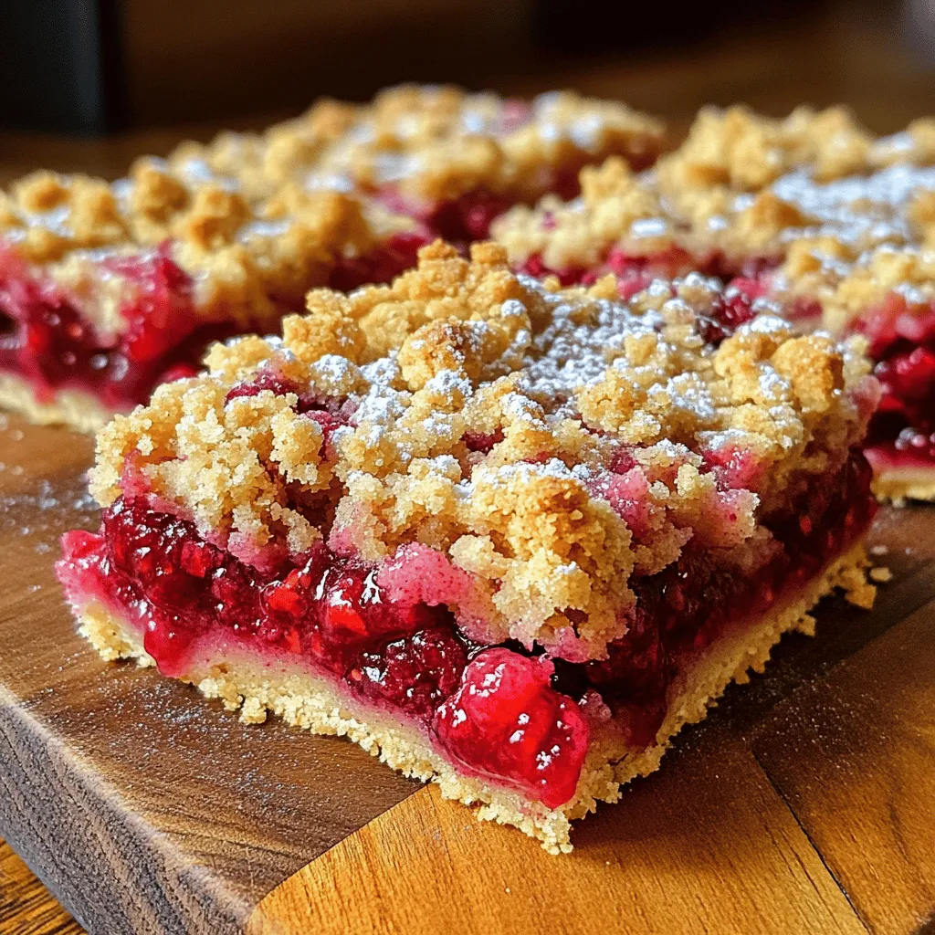 Raspberry Crumble Bars Delightful and Simple Recipe