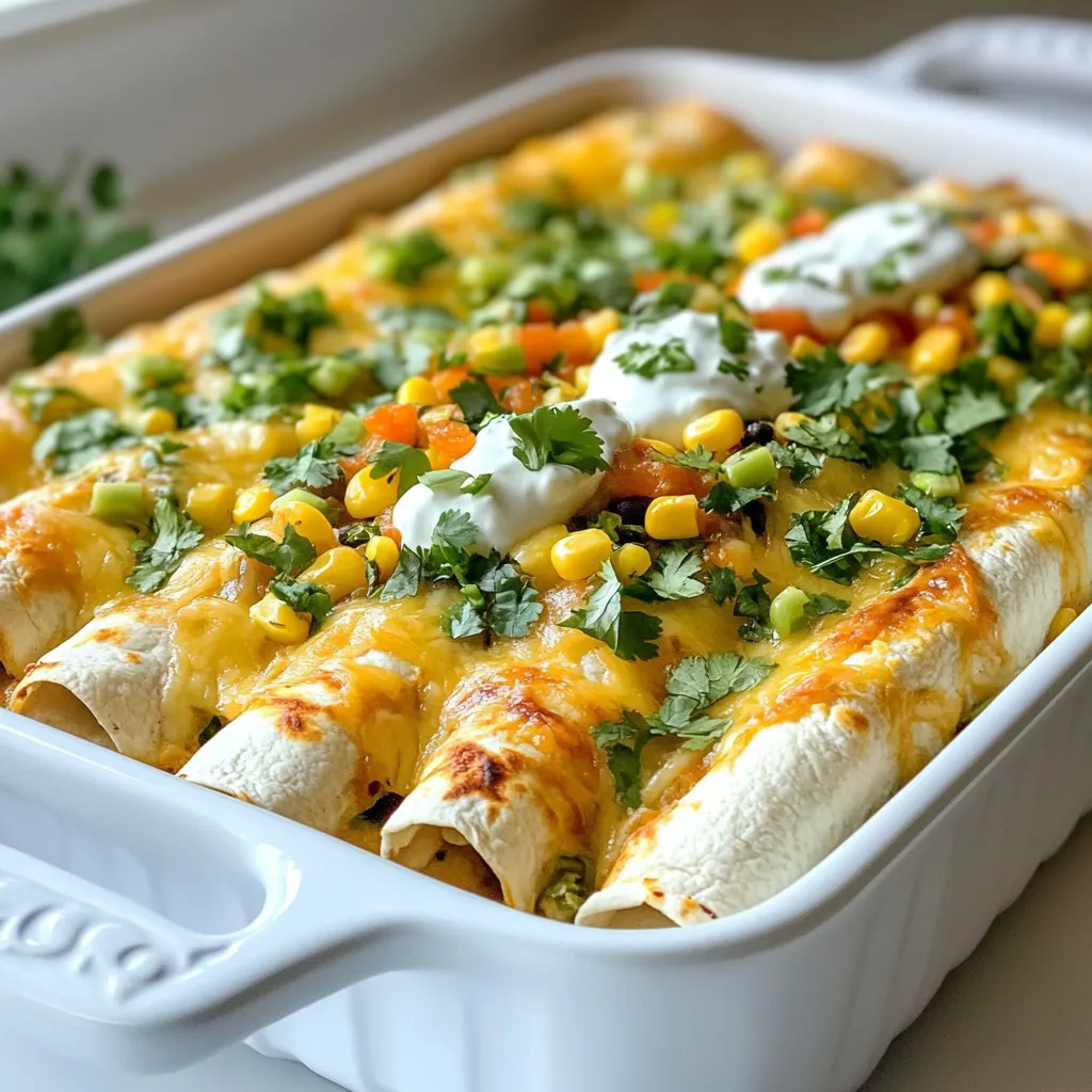 Skinny Chicken Enchiladas Healthy and Easy Recipe