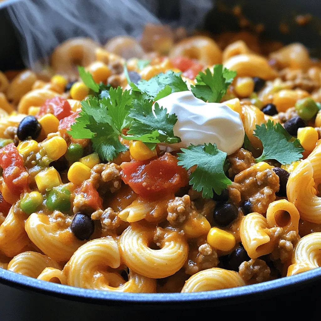 One Pot Taco Pasta Easy and Tasty Weeknight Meal