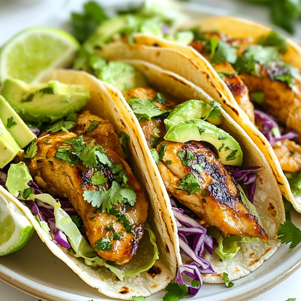 Coconut Lime Chicken Tacos Flavorful and Simple Meal