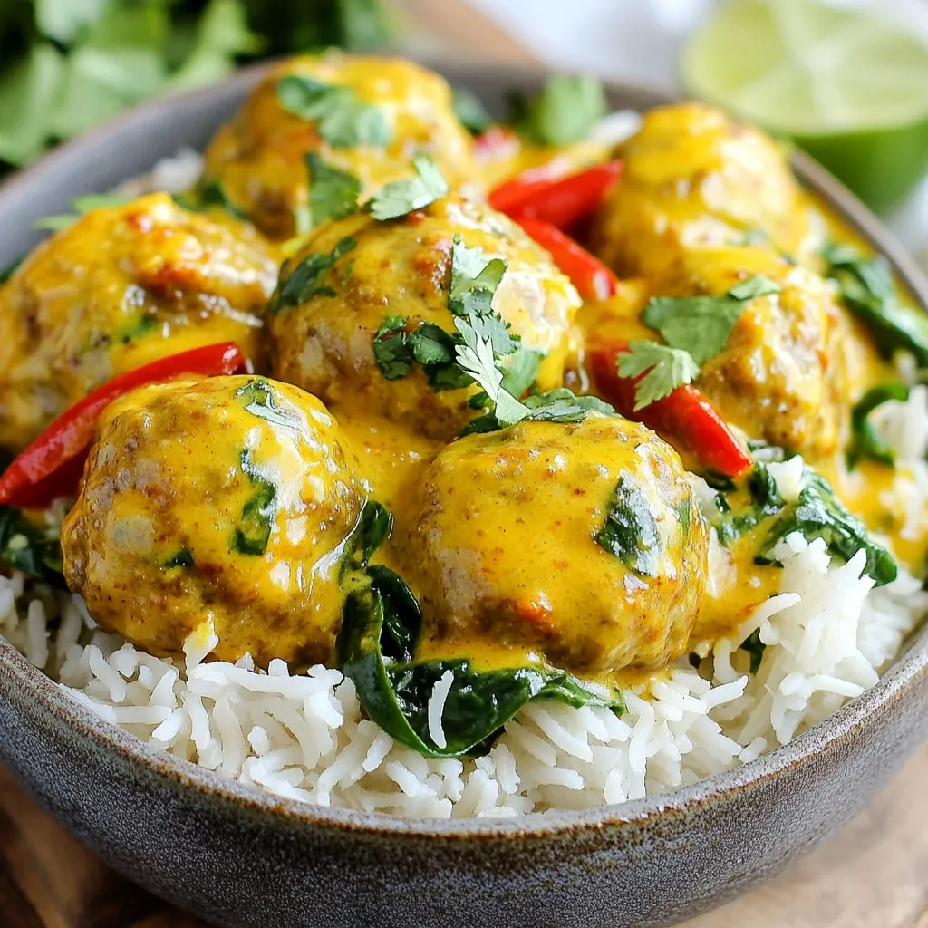 Coconut Curry Meatballs Flavorful and Easy Recipe
