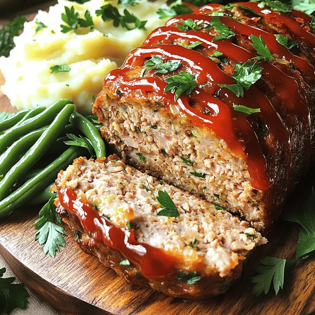 Garlic Herb Turkey Meatloaf Simple and Flavorful Dish