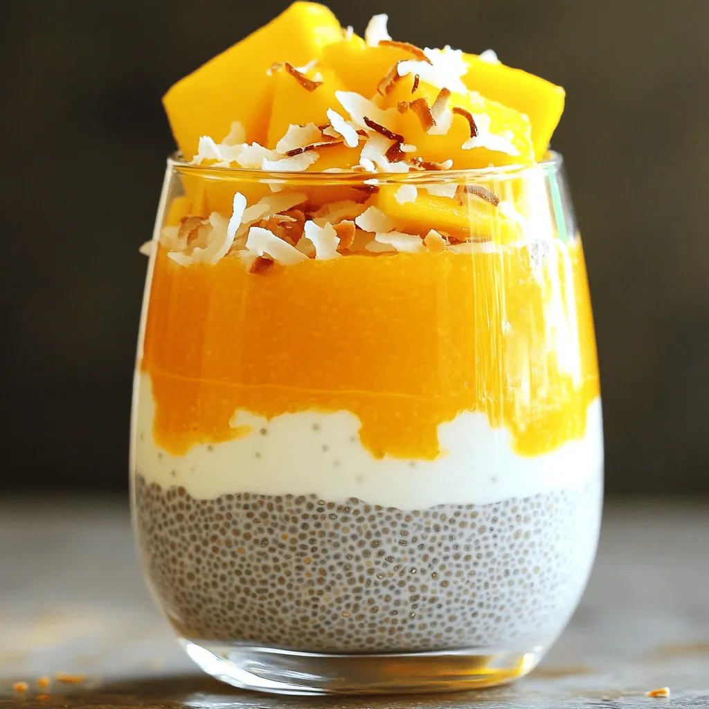 Mango Coconut Chia Pudding Easy and Tasty Delight